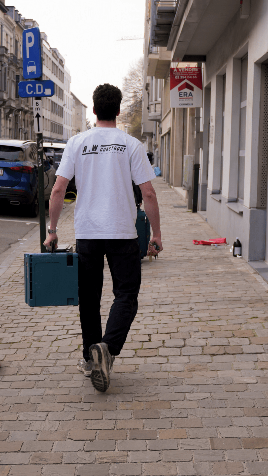 Amaury Waty en déplacement à Bruxelles